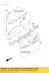 Here you can order the cowling comp,un from Suzuki, with part number 9448014J00YPA: