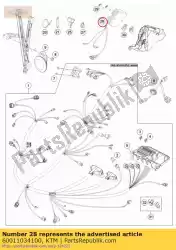 Ici, vous pouvez commander le régulateur de tension auprès de KTM , avec le numéro de pièce 60011034100: