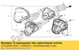 Honda 37100K01E61 medidor de montaje, peine - Lado inferior