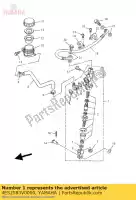 4ES2583V0000, Yamaha, rr. maître cylindre assy. yamaha  yz 80 85 1993 1994 1995 1996 1997 1998 1999 2000 2001 2002 2003 2004 2005 2006 2007 2008 2009 2010 2011 2012 2013 2014 2015 2016 2017 2018 2019 2020 2021, Nouveau