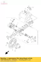 43DF580V0000, Yamaha, caliper assy, rear 1 yamaha yfm 90 2009, New