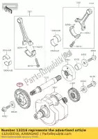 132160016, Kawasaki, redutor de engrenagens, balanceador, lh kawasaki vn custom c classic b special edition tourer vulcan lt d vn900 900 , Novo