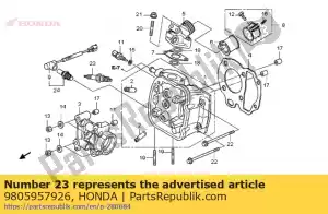 honda 9805957926 bougie - Onderkant