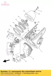 Qui puoi ordinare scatola del filtro dell'aria da Yamaha , con numero parte 5NY144010100: