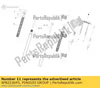 AP8223045, Piaggio Group, émbolo. completar aprilia  sr zd4kla00 zd4te zd4vfb00, zd4vfd00, zd4vfu00, zd4vfj, zd4vz000 50 2000 2001 2002 2003 2004 2005 2006 2007 2008 2009 2010 2011 2012 2013 2014 2016 2017 2018 2019 2020 2021 2022, Nuevo