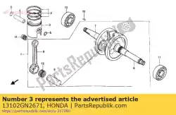 Here you can order the piston a (0. 040 0. 045) from Honda, with part number 13102GN2671: