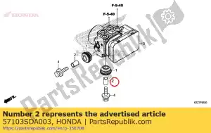 Honda 57103SDA003 collare - Il fondo
