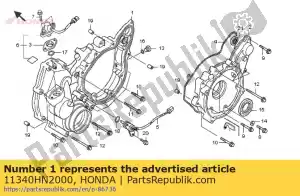 Honda 11340HN2000 cover comp, rr cra - Lado inferior