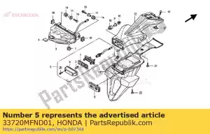 Honda 33720MFND01 ?wiat?o tablicy rejestracyjnej - Dół