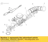 CM141909, Piaggio Group, Carburador cpl. aprilia derbi piaggio boulevard fly liberty scarabeo zip 50 100 2006 2007 2008 2009 2010 2011 2014, Novo