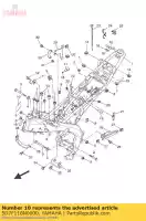 5D7F118N0000, Yamaha, markering van onderdelen op het etiket yamaha mt yzf r 125 2015 2016, Nieuw