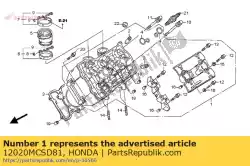 Qui puoi ordinare testa in testa., l. Cilindro da Honda , con numero parte 12020MCSD81: