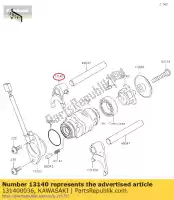 131400036, Kawasaki, cambio de horquilla kawasaki klx  c l d klx110 klx110l 110 , Nuevo