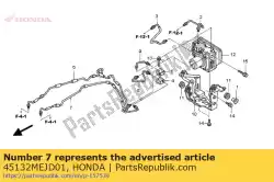 Here you can order the no description available at the moment from Honda, with part number 45132MEJD01: