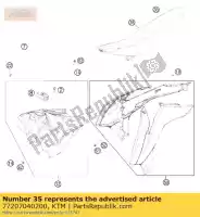 77207040200, KTM, siedzenie 2014 ktm exc smr sx xc xcf 125 150 200 250 300 350 450 500 2011 2012 2013 2014 2015 2016, Nowy