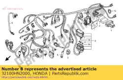 Here you can order the harness wire from Honda, with part number 32100HN2000: