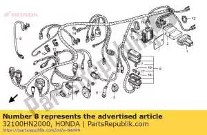 Honda 32100HN2000 harness wire - Bottom side
