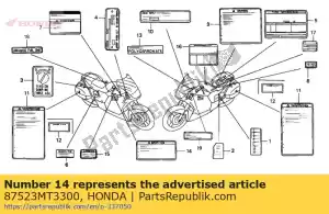 honda 87523MT3300 brak opisu w tej chwili - Dół