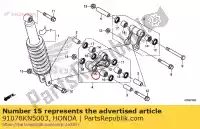 91078KN5003, Honda, Bearing, cushion arm(ntn) honda  xr 190 250 600 1985 1986 1987 1988 1989 1990 1991 1992 1993 1994 1995 1996 1997 1998 2017, New