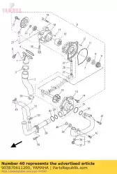 Qui puoi ordinare collare da Yamaha , con numero parte 903870611200: