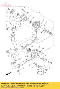 yamaha 903870611200 collare - Il fondo