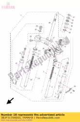 Qui puoi ordinare comp. Cilindro, fr da Yamaha , con numero parte 3B3F31700000: