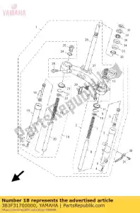 yamaha 3B3F31700000 comp. cilindro, fr - Il fondo