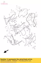 Qui puoi ordinare protezione per le gambe 2 da Yamaha , con numero parte 5RWF83120000: