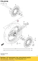 5511015J00, Suzuki, compensación de neumáticos, delantero suzuki  gsx r 750 2011 2012 2014 2015 2016 2017 2018 2019, Nuevo