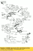 110561716, Kawasaki, soporte, carenado interior, rh kawasaki zzr  f zx1400 e zzr1400 abs 1400 , Nuevo