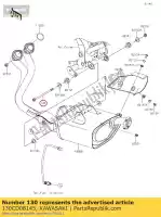 130CD08145, Kawasaki, 01 à bride boulonnée, 8x145 kawasaki  650 2017 2018 2019 2020 2021, Nouveau