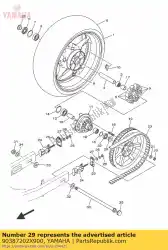 Qui puoi ordinare collare (3bc) da Yamaha , con numero parte 90387202X900: