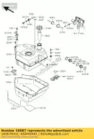 160870002, Kawasaki, contrôle de valvule kawasaki kvf750 4x4 750 , Nouveau