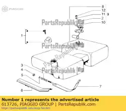 Here you can order the lock insert from Piaggio Group, with part number 613726: