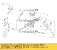 GU05606530, Piaggio Group, Tuyau d'embrayage moto-guzzi bellagio breva breva v ie norge norge polizia berlino sport zgulps01, zgulpt00, zgulps03 850 940 1100 1200 2005 2006 2007 2008 2014 2016 2017, Nouveau