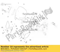 B063831, Piaggio Group, Pokrywa moto-guzzi california zgukdh00 zgulcb00 zgulcb0001 zgulcub001 zgulvc00 zgulvc04 zgulve00 1400 2012 2015 2016 2017 2018 2019 2020 2021, Nowy