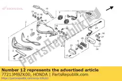 Here you can order the stay, l. Taillight side from Honda, with part number 77213MBZK00: