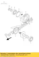 1266625H00, Suzuki, engrenage, manivelle bala suzuki drz  l dr sm dr125sm 125sm 125 , Nouveau