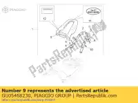 GU05468230, Piaggio Group, cubierta del portaequipajes moto-guzzi norge 1200 2006, Nuevo