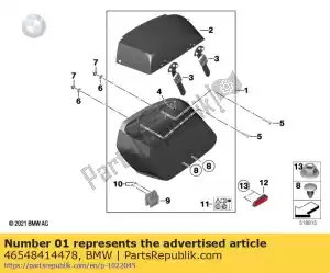 bmw 46548414478 softbag, juist - Onderkant