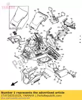 1TXY2835102X, Yamaha, cowling ass y yamaha fj 1200, New