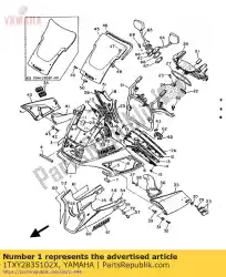 Here you can order the cowling ass y from Yamaha, with part number 1TXY2835102X: