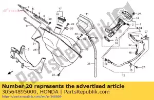 Honda 30564895000 abrazadera a, cable - Lado inferior