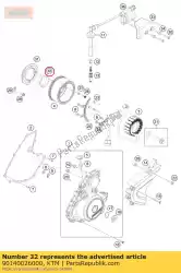 Aqui você pode pedir o embreagem de roda livre em KTM , com o número da peça 90140026000: