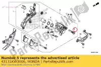 43131KW3006, Honda, boulon, goupille honda  (n) 1993 (p) spain cb cbr cr crf nsr mini hrc japan r (v) portugal vfr xl xr xrv 50 75 80 85 125 150 250 400 450 500 600 650 700 750 800 900 1000 1100 1200 1300 1990 1991 1992 1993 1994 1995 1996 1997 1998 1999 2000 2001 2002 2003 2004 2005 2006 20, Nouveau