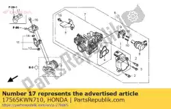 Qui puoi ordinare comp. Articolare, iniettore da Honda , con numero parte 17565KWN710: