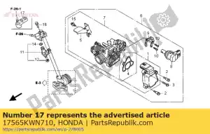 honda 17565KWN710 comp. articolare, iniettore - Il fondo