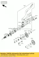 130780005, Kawasaki, catraca kx250-n1 kawasaki kx 250 2004 2005 2006 2007, Novo