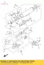 Qui puoi ordinare piastra, protezione 2 da Yamaha , con numero parte 1TP1465T0100: