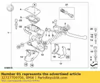 32727709706, BMW, handbrake lever bmw  1200 2001 2002 2003 2004, New